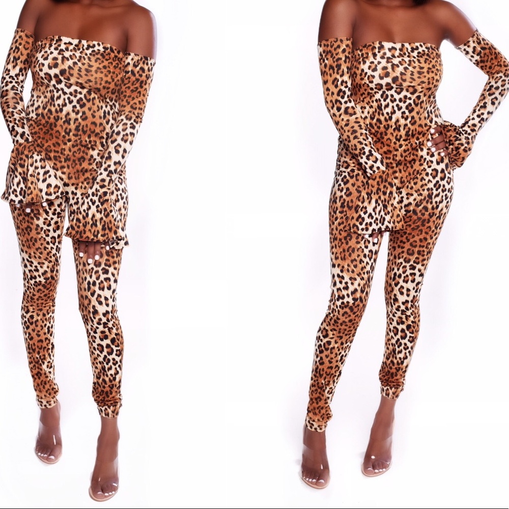 Leopard jumpsuit